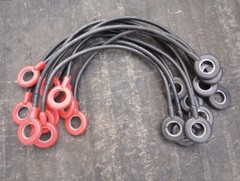 —Lot of 10 Berkshire Electric Cable TEW-105C positive / negative cables