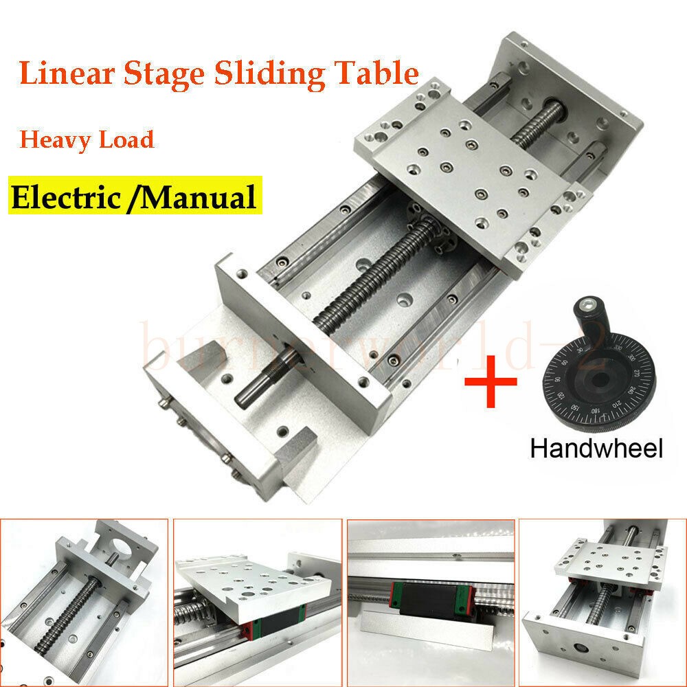 XYZ Axis CNC 100-1000mm Linear Rail Sliding Table Cross Slide Module SFU1605