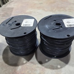 12 Gage Solid Copper Wire Black – 2 Rolls X 250′ (500 Feet Total)