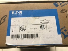 (Box of 5) Crouse-Hinds TB27-SA 3/4″, Aluminum Form 7 TB-Type Rigid Conduit Body