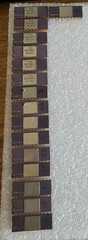 16X Vintage RCA COSMAC 1802 CDP1822 RCA 256×4 Gray Gold Static RAM 22Pin DIP