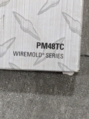 Wiremold Plugmold 4′ Heavy Duty Steel 10 Outlet Powerstrip PM48TC