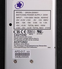 Portwell Power Supply Orion-230MA1 Unused