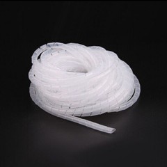 Flexible Cable Spiral Wrap Band φ4mm-30mm Cable Protection Sleeve Black White