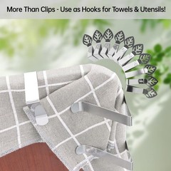 Heavy-Duty Stainless Steel Tablecloth Clips for Picnic, Camping, Patio, and Wedd