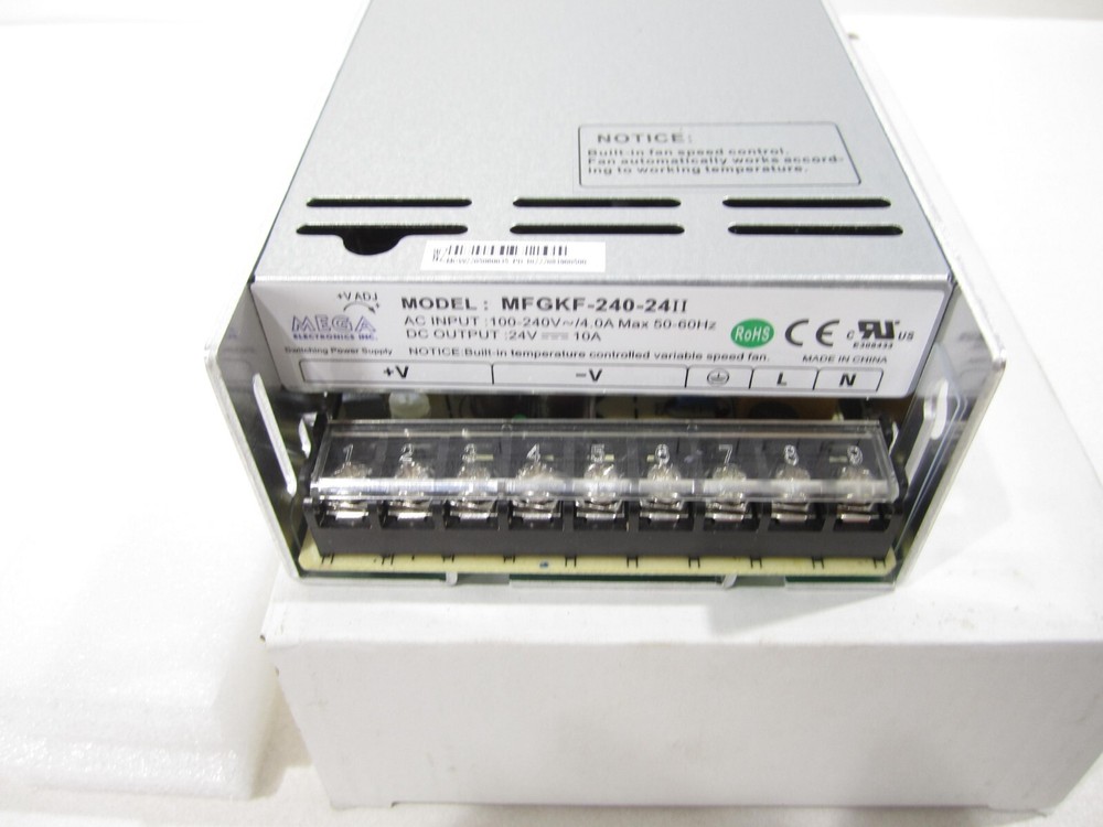 Mega MFGKF-240-24 240 Watts Single Output Power Supply w/Active PFC