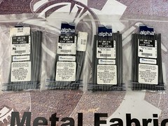 alpha FIT 300 3/16 Black 12×6” Lengths Irradiated Polyolefin MIL-DTL-23053/4D