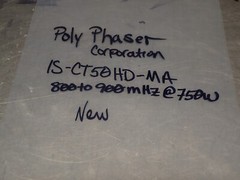 PolyPhaser IS-CT50HD-MA 800-900MHz 750W Impulse Suppressor New (Lot of 3)