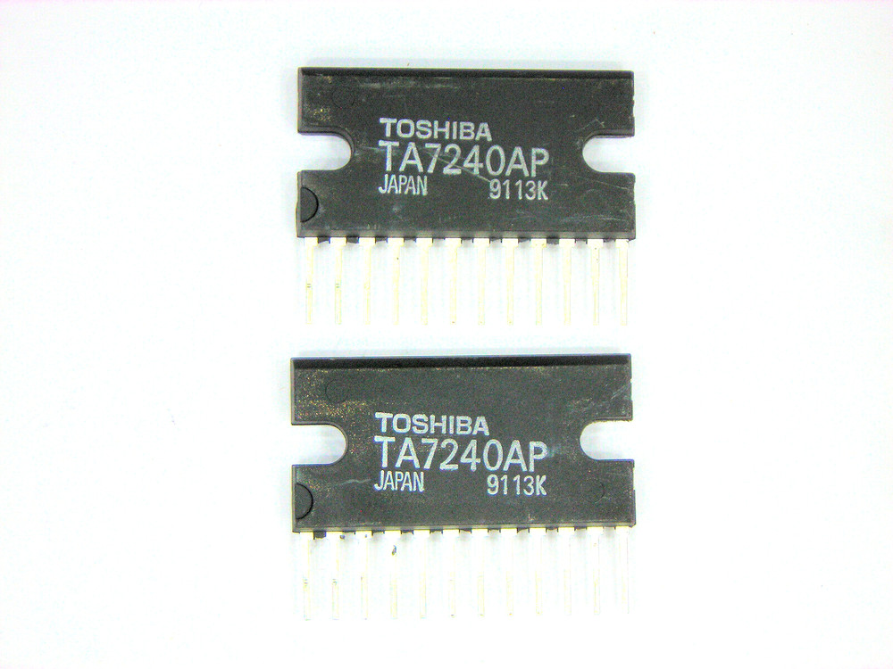 TA7240AP “Original” Toshiba 12P SIP IC 2 pcs