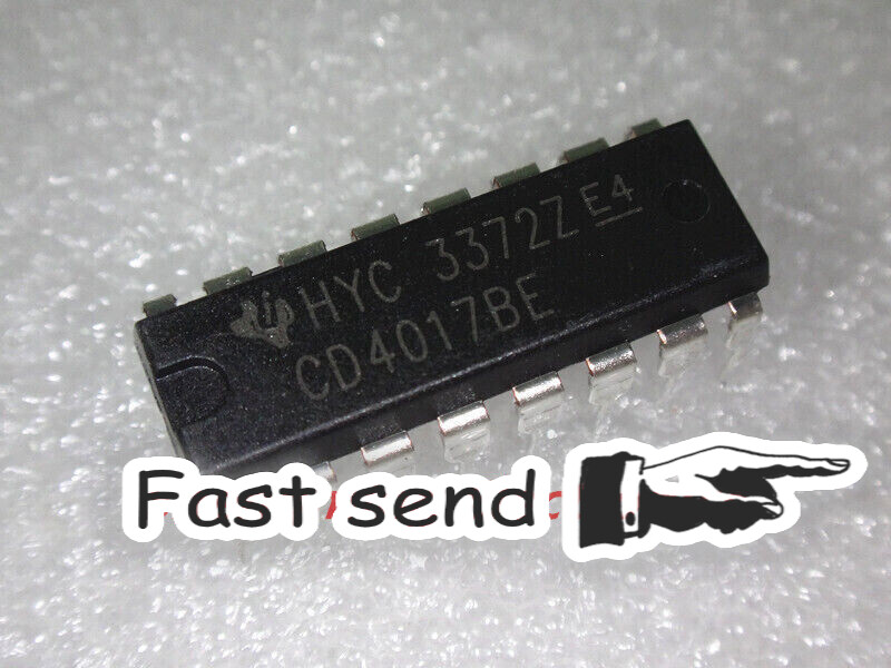 10pcs CD4015BE 4017 4019 4020 4021 4060 4026 4094 4040 4029 DIP16