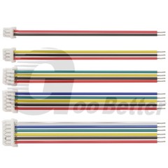 JST-SH 1.25mm Pitch Female Plug Connector Cable Wires 2/3/4/5/6/7/8/9/10 Pin