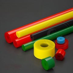 PU Polyurethane Hollow Round Rod Hollow Bar Ø 20mm-60mm Elastic Buffer 75A-80A