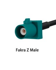 Fakra Z Male to Dual Female Splitter Coax Cable 12in/30cm Z Splitter…