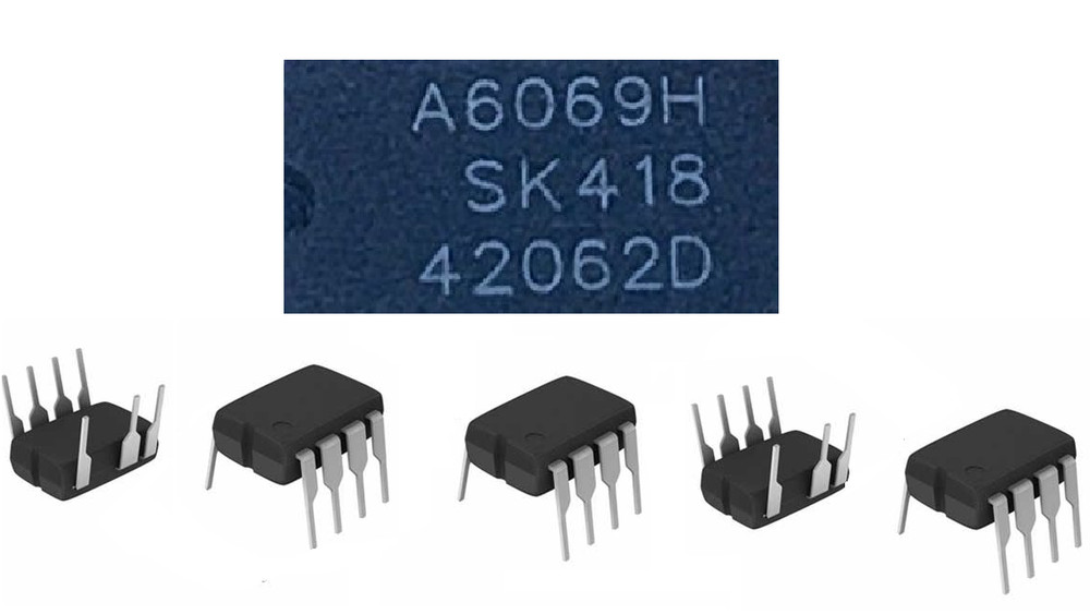 A6069H STRA6069H STR-A6069H (5x) Current Mode Control PWM Regulator IC DIP7