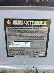 Concorde Sun Xtender PVX-2580L, a 12V 258Ah deep cycle AGM battery