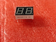 0.56-inch 5621AS Red 2-Digit CC LED 7-Segment Display Common Cathode 5621AS-1-18