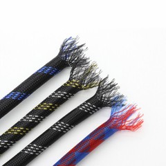 14mm-20mm Braided Cable Sleeving PET Expandable Wire Sheath Electrics Wire Harne