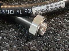 (QTY 2)CommScope L4A-DMDM-8-P-SGW 8′ LDF4-50A SureFlex Jumper Cable 7-16DIN MALE
