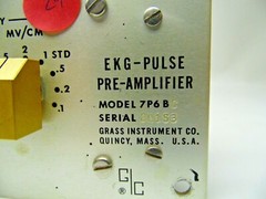 Grass Instrument Co. 7P6BC EKG-Pulse Pre-Amplifier