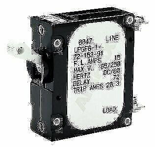 SEACHOICE AC/DC Marine Circuit Breaker, 50 Amp, 125V AC/ 65V DC