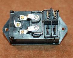 Schurter Power Entry Connector Receptacle, Male Blades DD11.0124.110 w 4301.1403