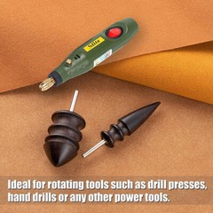 2PCS Pointed Tip Leather Burnisher Electric Polished Head Edge Slicker Tools US