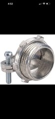 Southwire 956, 2″, Die-Cast, Non-Insulated, Non-Metallic Cable Connector, 5 Pc