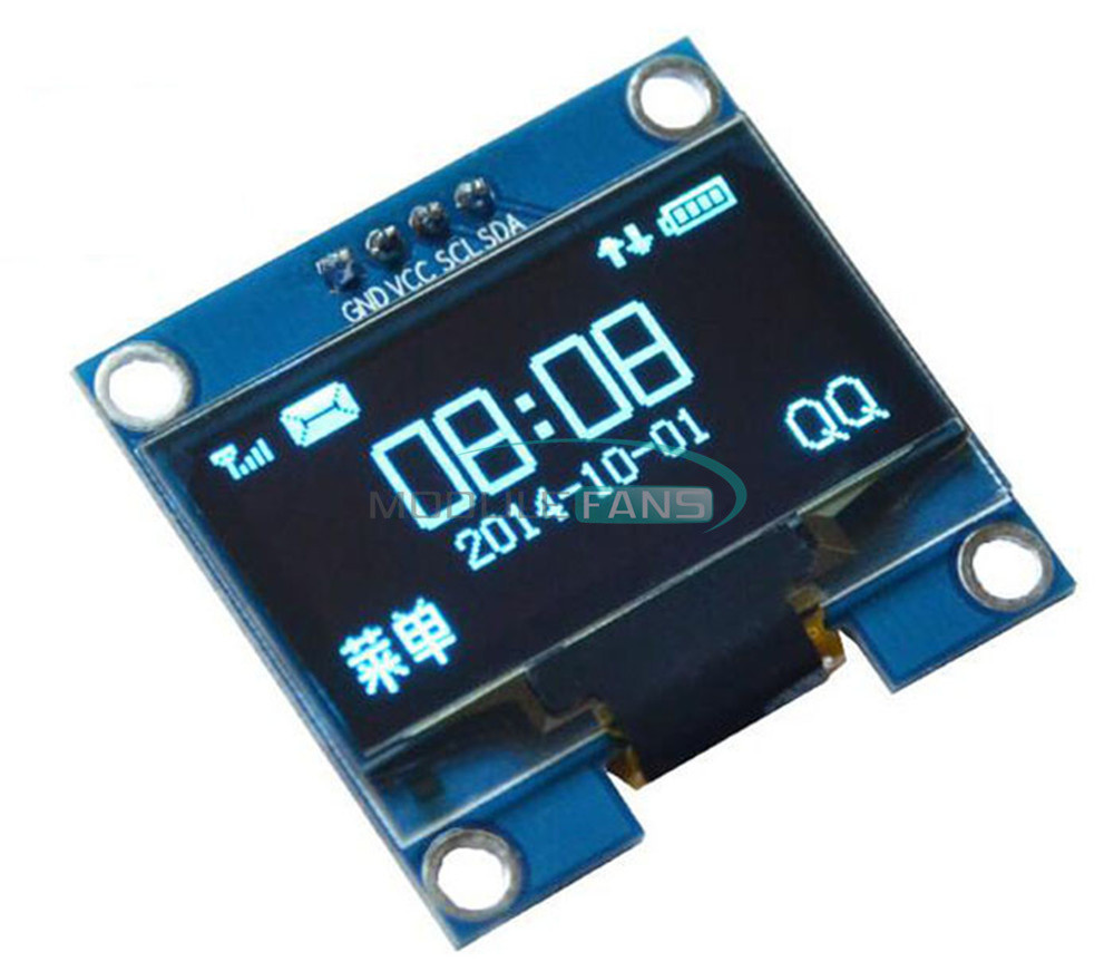 1.3″ IIC/SPI Serial 128X64 OLED LCD Display Screen Module For Arduino Blue/White