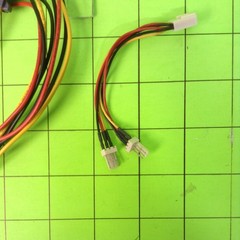 Misc Molex Fan Collectors Black Red White Green Yellow Power Cable Wire