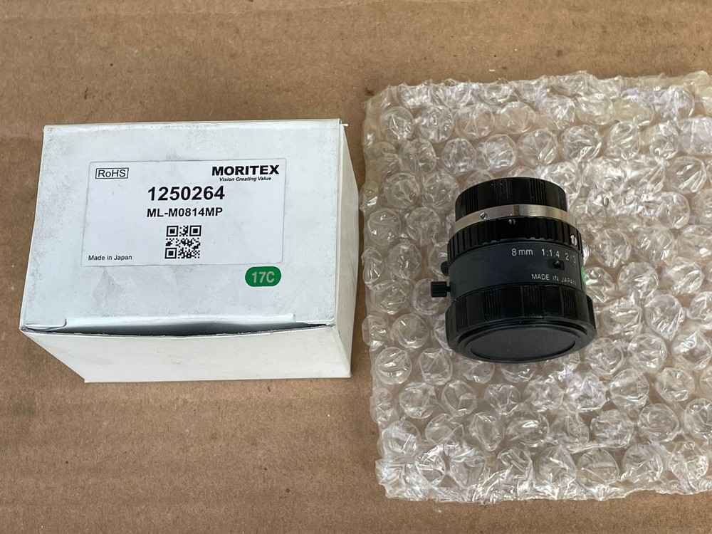 NEW MORITEX ML-M0814MP, MEGA PIXEL CCTV LENS, ALT-ID: 1250264, 254577