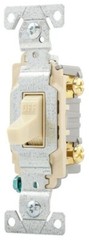 Arrow Hart CS220V, 120/277 VAC, 20 A, Ivory, 2-Pole, AC Toggle Switch, 1pc