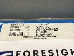 TEL TOKYO ELECTRON ES1D80-002917-11 BREAK FILTER BFA-08-100-ST-02-TF3, 121193