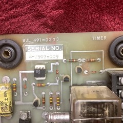 Minster BUL 491-0323 Timer Control Board