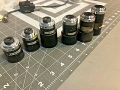 Lot of 6 Sony Toshiba CCD Video Camera lens all one money!