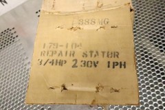 Red Jacket 179-104 MGM Repair Stator 3/4HP 208/230V 60Hz 1Ph 3450RPM 10.0A NEW