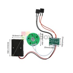 Dual-Button Recording Module 60-sec Voice Recorder DIY Electronic Greeting Card