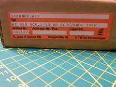 1x E. Dold & Söhne kg power relay AI 930 0001071 DC0.1-1A