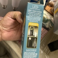 LED+ Light Bulb, Daylight, Dusk-to-Dawn, 500 Lumens, 5-Watts, 2-Pk. -93121494