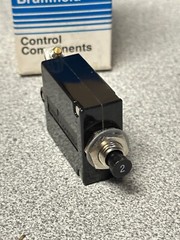 NEW Potter & Brumfield W23-X1A1G-2 Circuit Breaker 2 Amp, MADE IN USA