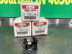 3 New Dayton 5X813E General Purpose Relay 24V AC, 60HZ T6