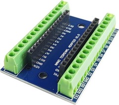 Arduino Nano Screw Terminal Block Shield Module Secure Conn Number of Items: 1