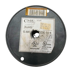 CME E102470 Brown Machine Tool Insulated Wire 10 AWG Approx 45′ Long, 2 lbs 3oz