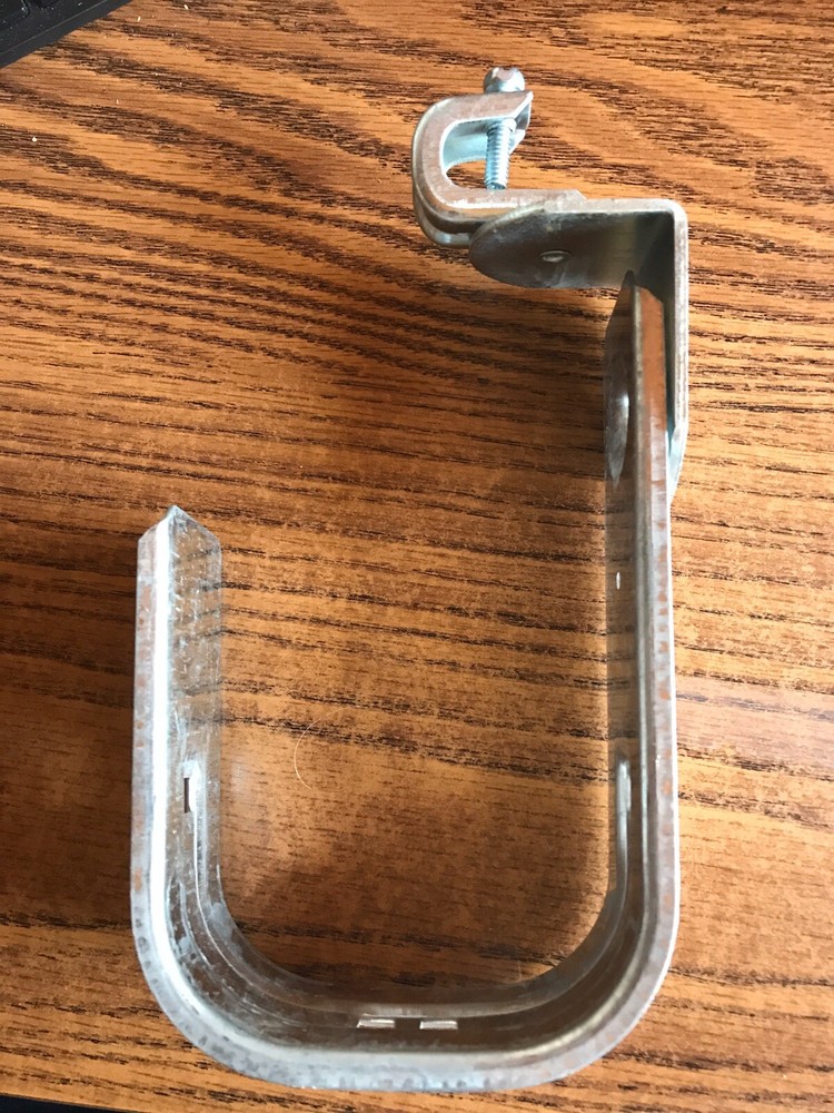 J HOOK 4″ Inch W/1/4-20 BEAM CLAMP GARVIN JHK64-BC