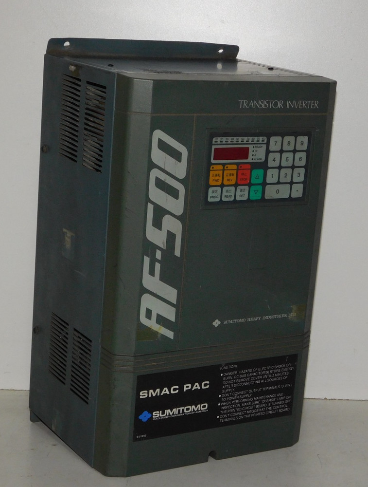 Sumitomo Machine AF504-3A7 SMAC PAC AF-500 Transistor Inverter Module 5hp 3ph