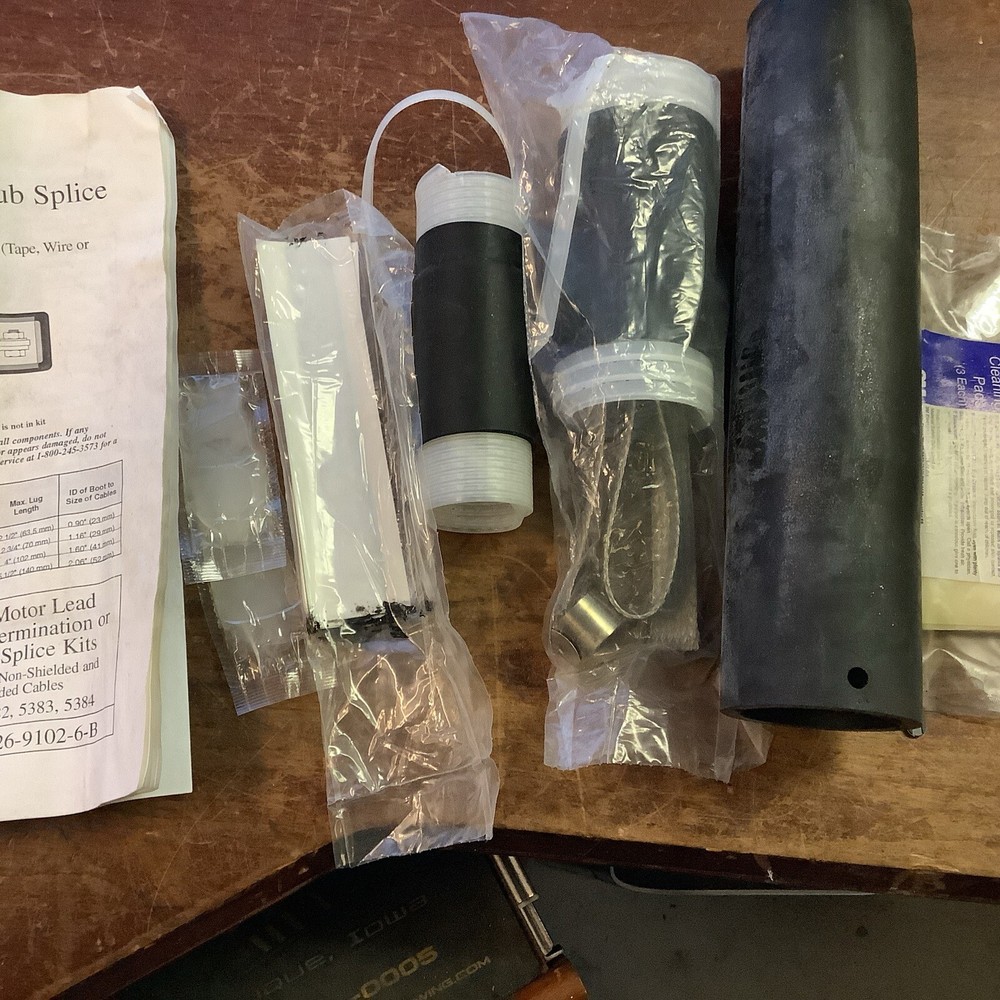 3M 5384 Motor Lead Pigtail/V-Stub Splice 5-8 Kv Feeder: 250-500 Kcmil (NOS)