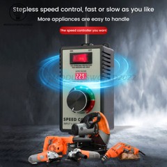 4000W Electronic Voltage Regulator Stepless AC Motor Speed Controller 110V/220V