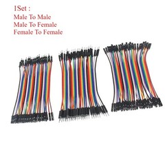 breadboard jumper wire 10CM Male To Male + Male To Female and Female To Female