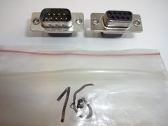 Lot of 50+ new connectors ODU AMP DSR L-Com DB9 SCSI