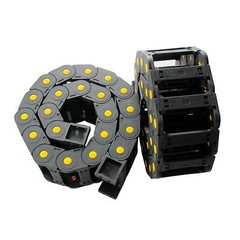 2X R55 25mmx50mm Black Cable Drag Chain Wire Carrier 1M For CNC US Shipping