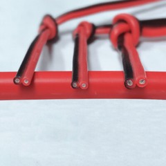 Flexible Silicone Cable Wire 10/12/14/16/18/20/22/24AWG Red Black High Resistant